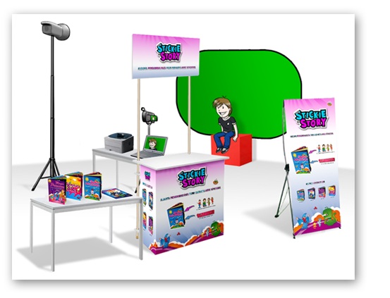 franchise Stickie Story atelier mobile